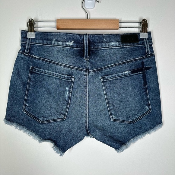 RTA Distressed Denim Cut Off Jean Shorts Size 26 - Picture 6 of 6